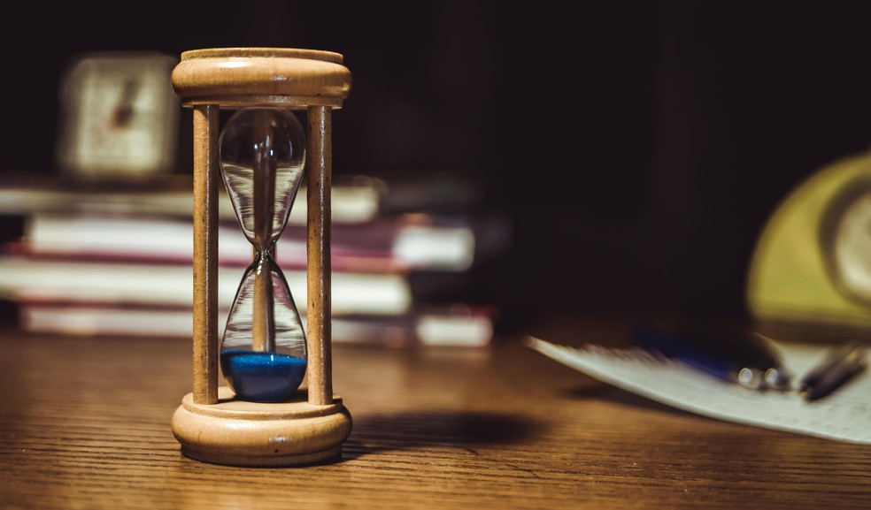 Uma ampulheta. &mdash; Foto: Pexels