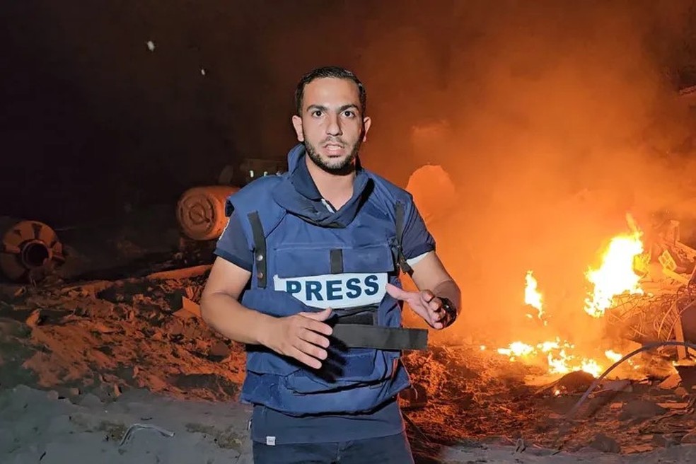 Jornalista da Al Jazeera Anas al-Sharif — Foto: Reprodução/Al Jazeera