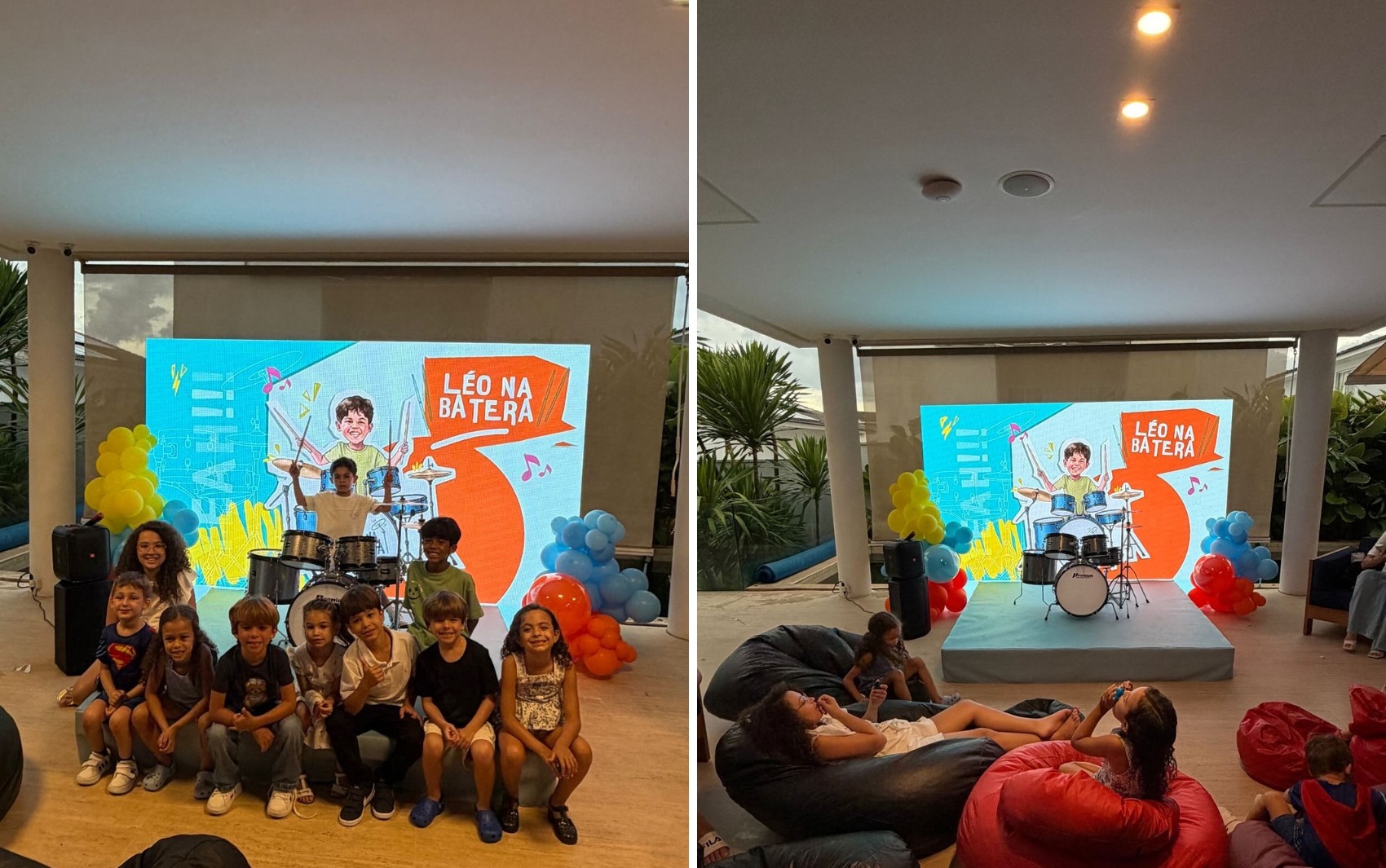 Léo, filho de Marília Mendonça, toca música dela em sua primeira apresentação de bateria