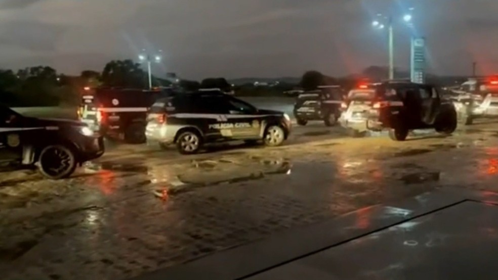Operação da Polícia Civil prendeu sete suspeitos de homicídios e tráfico de drogas em Boa Viagem. — Foto: Reprodução