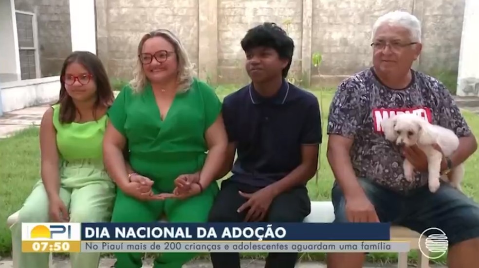 Dia da Adoção: Piauí tem mais de 200 crianças e adolescentes a espera de uma família para 141 pretendentes — Foto: Reprodução