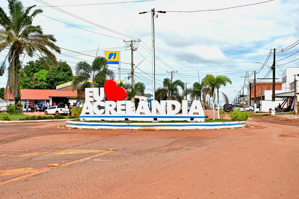Acrelândia, no interior do Acre, a pouco mais de 100 km de Rio Branco — Foto: Ingrid Kelly/Secom