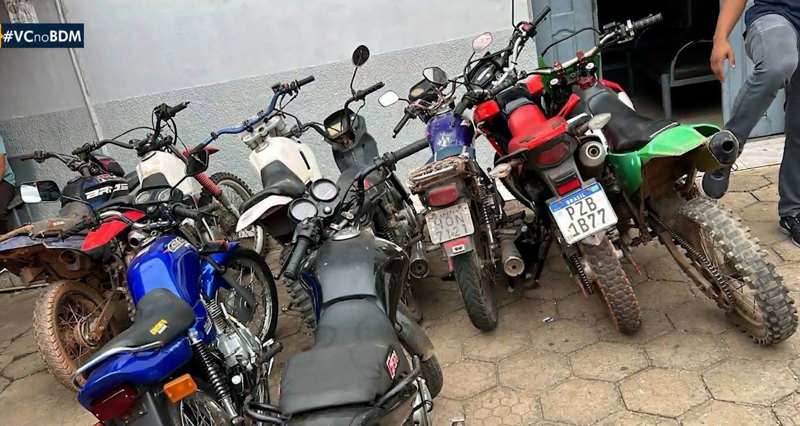 Nove motos roubadas são encontradas em oficinas suspeitas de desmanche em Grajaú, no MA