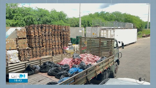 Vigilância Sanitária apreende mais de 1,3 tonelada de carne em hipermercado de Petrolina - Programa: GRTV 2ª Edição 