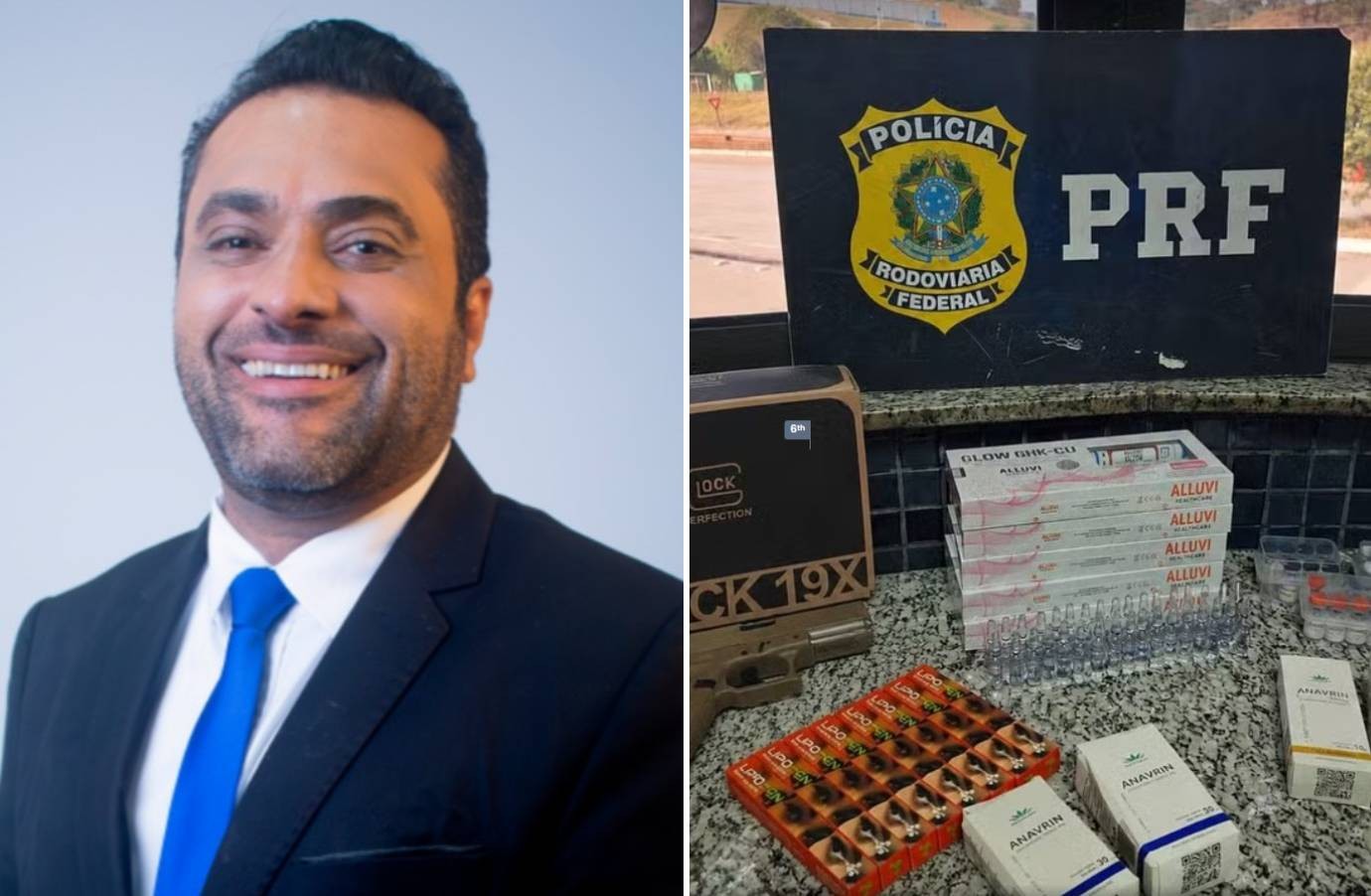 Vereador que preside Câmara em MG é preso com canetas emagrecedoras trazidas irregularmente do Paraguai