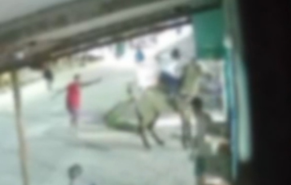 Homem  baleado enquanto andava a cavalo em Carpina, na Mata Norte de Pernambuco; VDEO