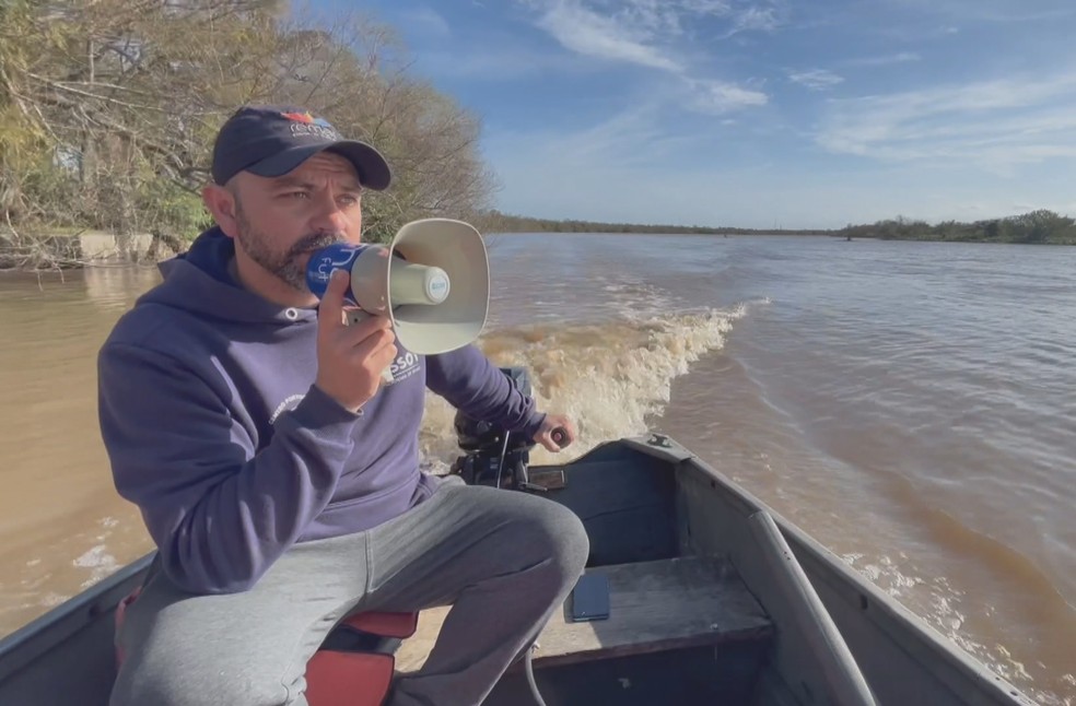 Oguener Tissot, coordenador de time de remo vítima de acidente no PR — Foto: Reprodução/RBS TV