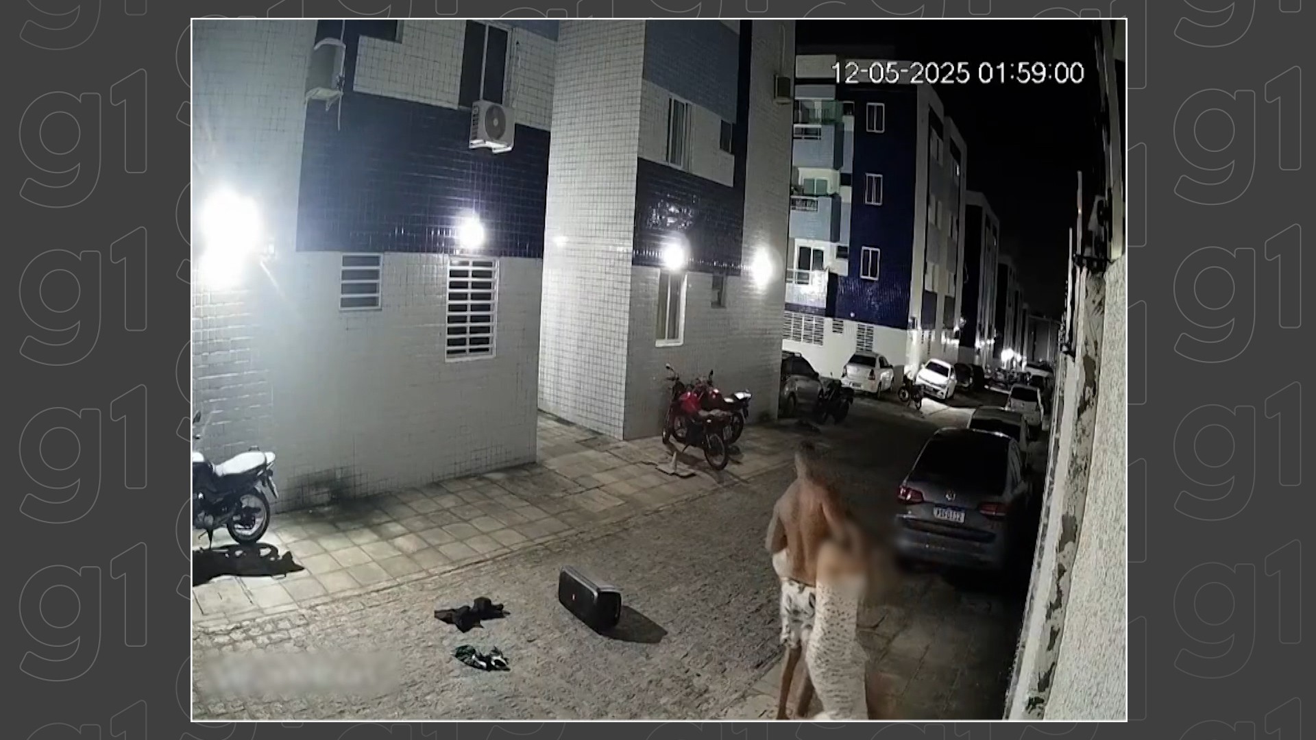 Câmera de segurança grava personal trainer agredindo mulher em condomínio de João Pessoa