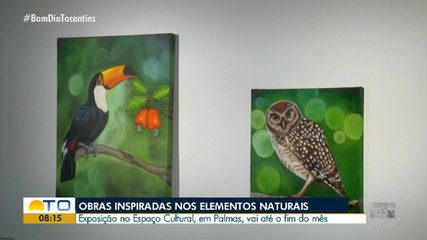 Obras artísticas segue em exposição até fim de setembro no Espaço Cultural