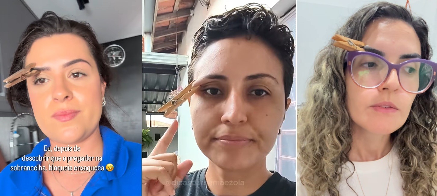 Pregador na sobrancelha alivia enxaqueca? Truque viral intriga (e tem explicação)