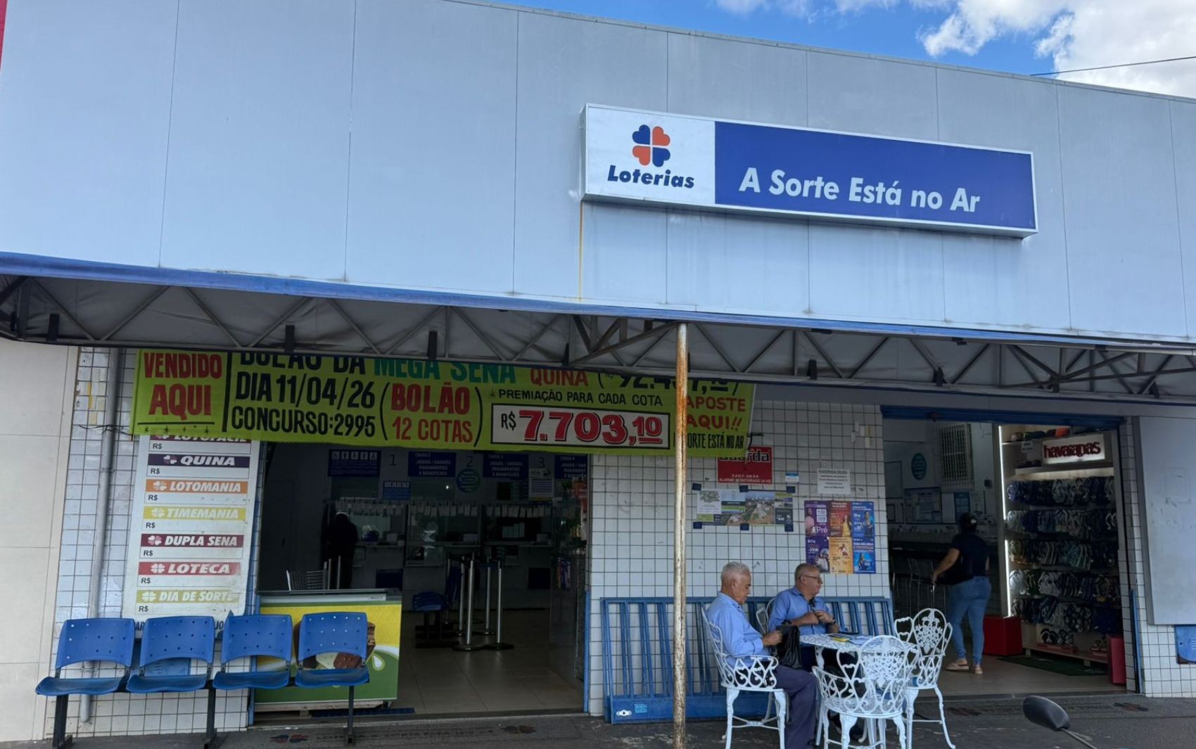 Mega-Sena: Lotérica de Goiânia que fez aposta que acertou quina já registrou bilhetes que ganharam R$ 2 milhões na Lotofácil 