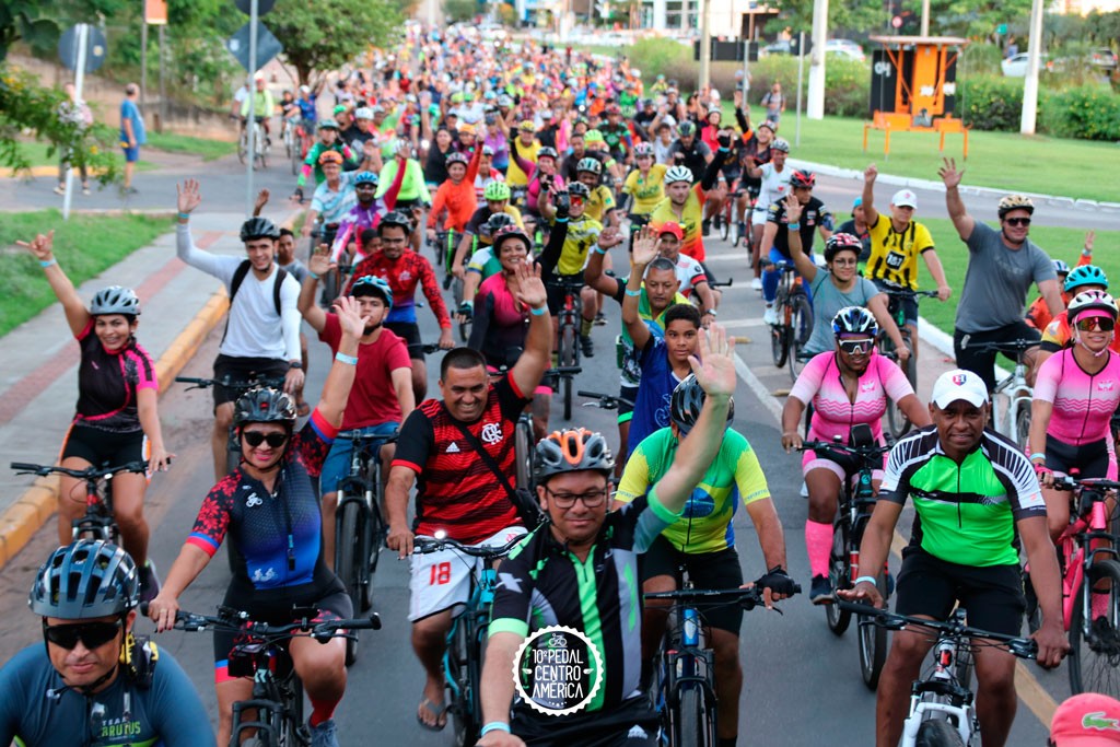 Com sorteios de bicicletas, 11ª Pedal Centro América é realizado em Cuiabá