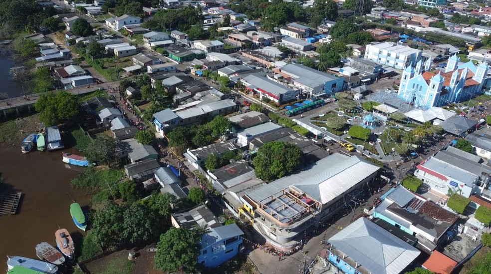Cidade de Borba, no interior do Amazonas.  — Foto: Rede Amazônica