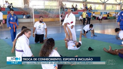 Veja como foi o dia do Festival Surdolímpico em Palmas
