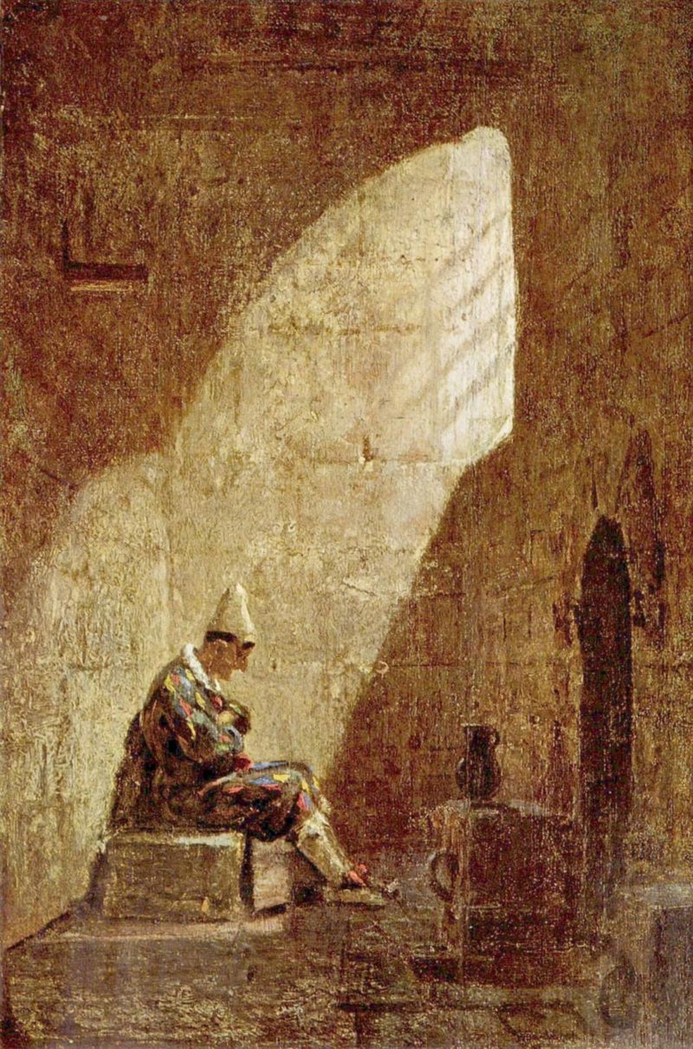 'Quarta-Feira de Cinzas. , óleo sobre tela feita pelo pintor Karl Spitzweg, no século 19 — Foto: Domínio público