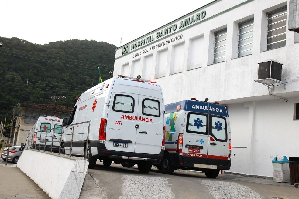 Caso ocorreu no Hospital Santo Amaro, em Guarujá (SP) — Foto: Matheus Tagé/Arquivo/ A Tribuna Jornal