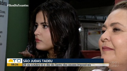 Celebração do Dia de São Judas Tadeu mobiliza comunidade católica em Palmas