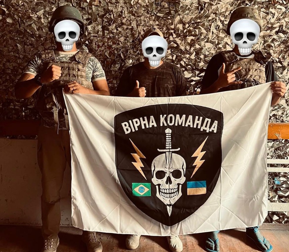Brasileiros são recrutados para seguiram para a Ucrânia por meio das redes sociais. — Foto: Reprodução/Redes Sociais