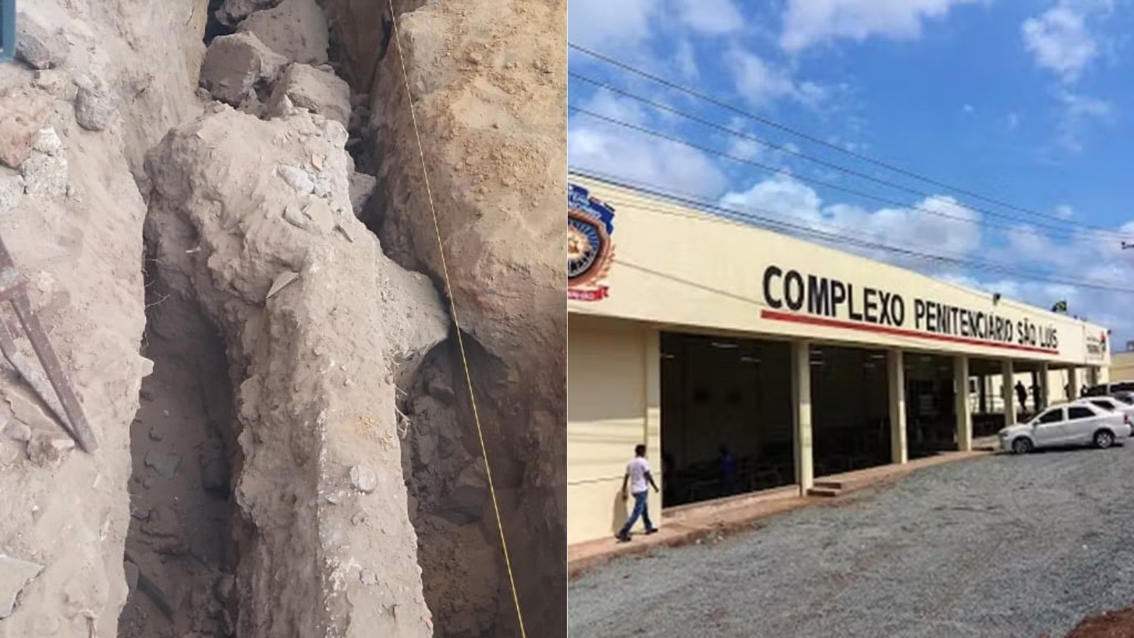 Pedreiro morre após deslizamento de terra em obra no Complexo Penitenciário de Pedrinhas