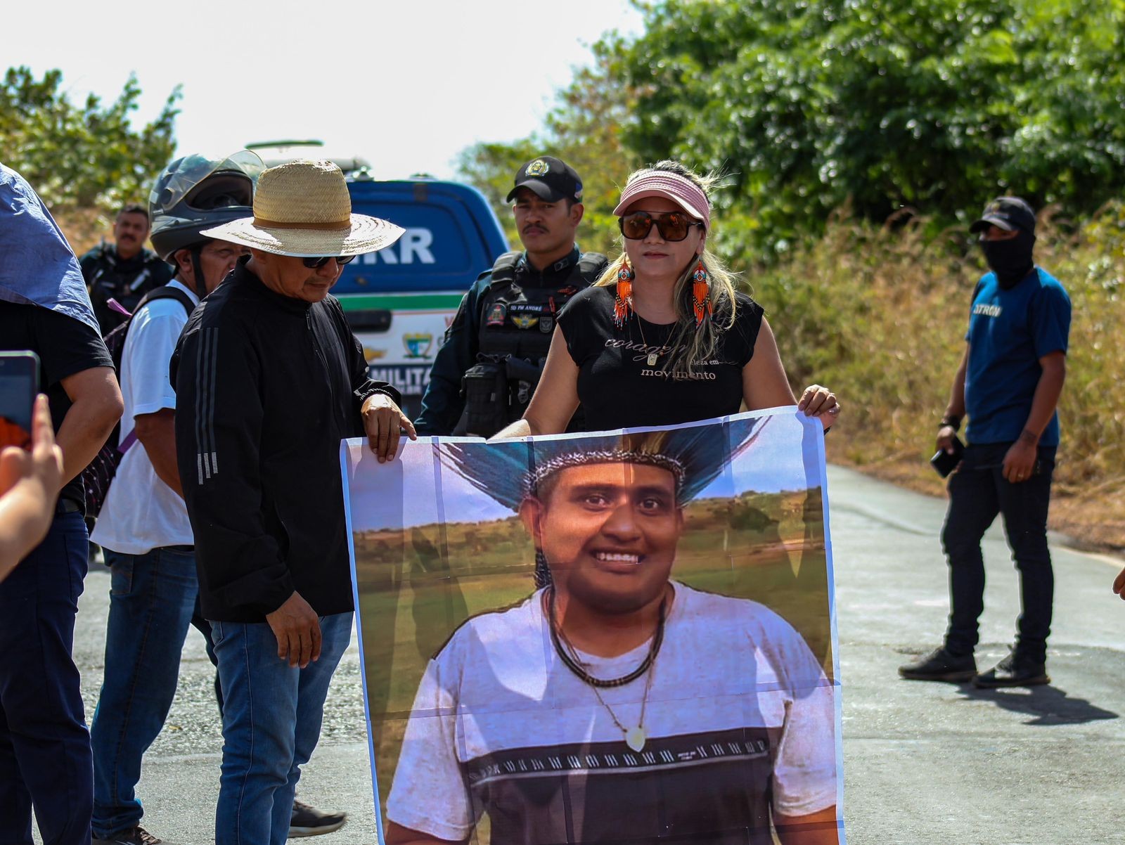 Mobilização entra no 2º dia e cobra justiça por líder indígena morto: 'Quem matou Gabriel?'
