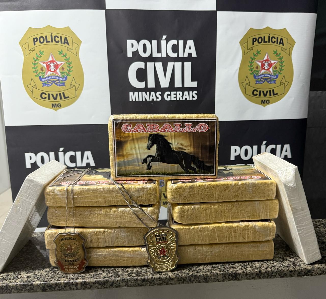 Homem é preso com 11 barras de cocaína ao desembarcar na rodoviária de Muriaé 