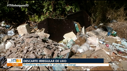 Moradores reclamam do descarte incorreto de lixo em Gurupi