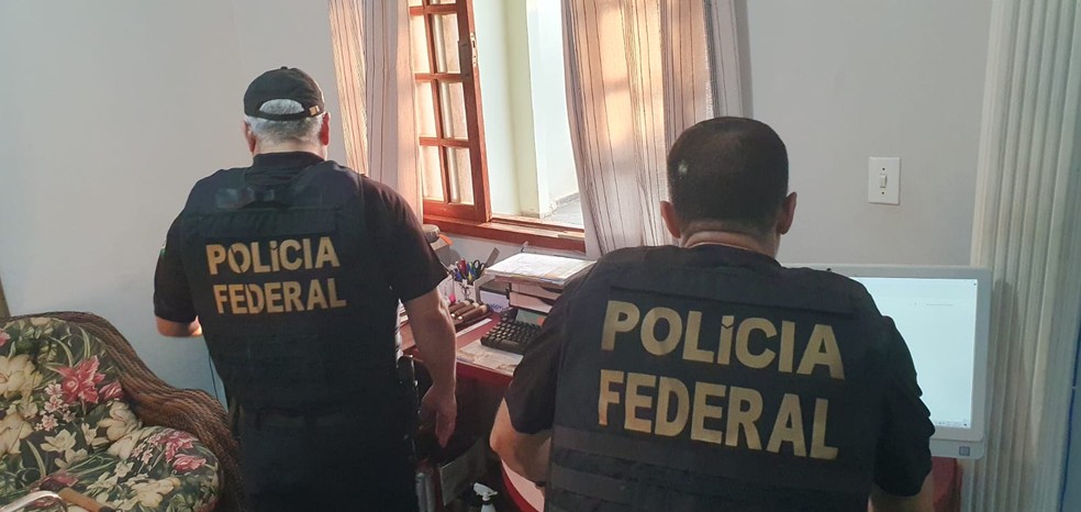 De acordo com a PF, a instituição teve um prejuízo de mais de R$ 7 milhões — Foto: Polícia Federal