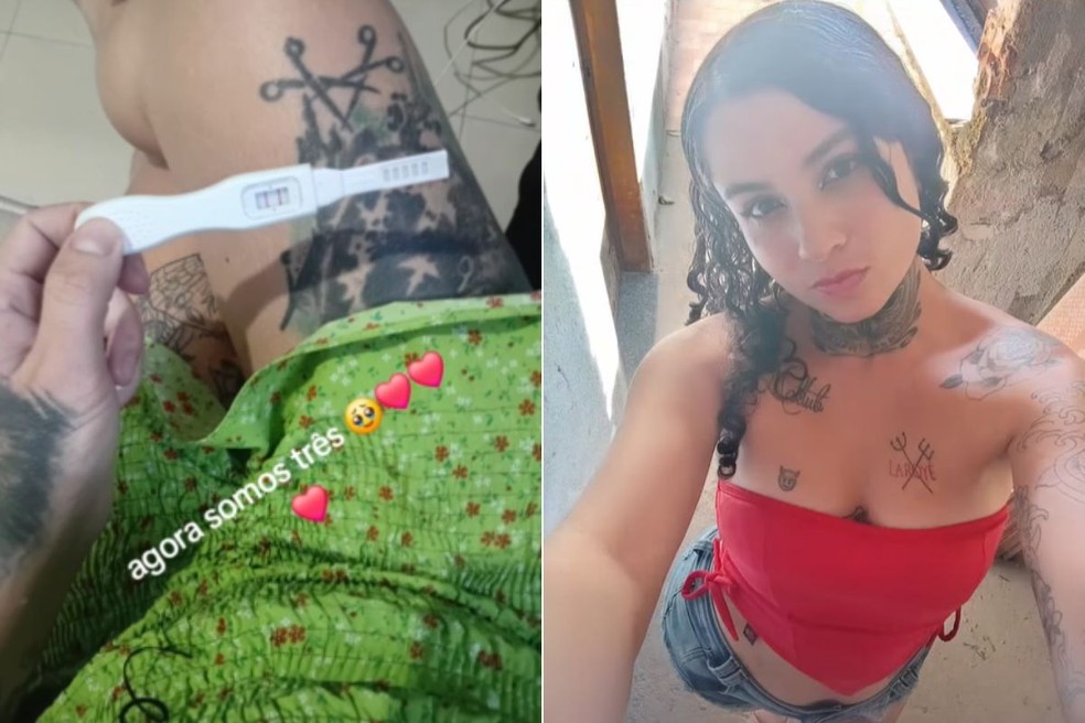 Jade compartilhava sobre a gravidez nas redes sociais — Foto: Redes sociais