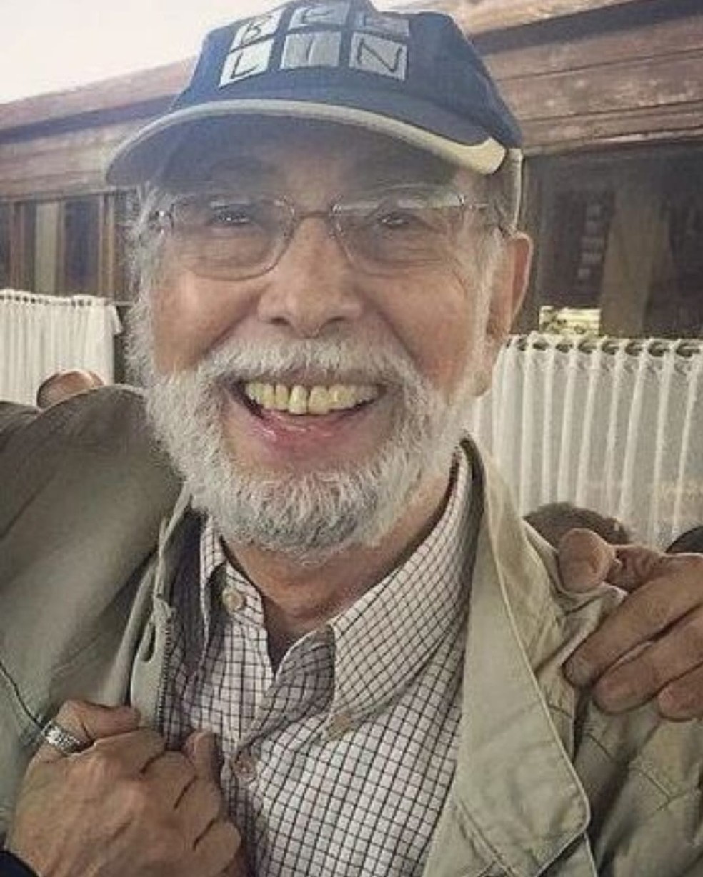 O ator Paulo Hesse, de 81 anos, nascido em Ca&ccedil;apava. &mdash; Foto: Reprodu&ccedil;&atilde;o/Instagram