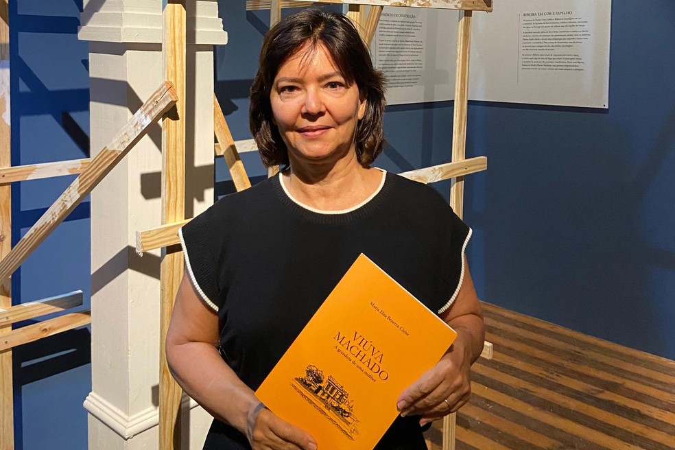 Livro conta a história da Viúva Machado, em Natal — Foto: Divulgação