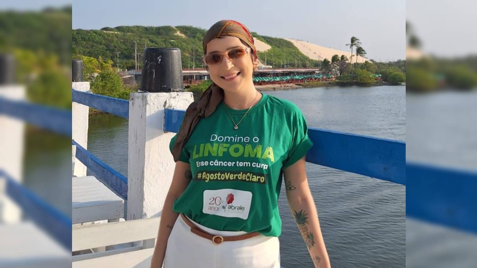 O organismo de Laís Santos reagiu bem à imunoterapia, o que propiciou as condições para o transplante — Foto: Arquivo pessoal