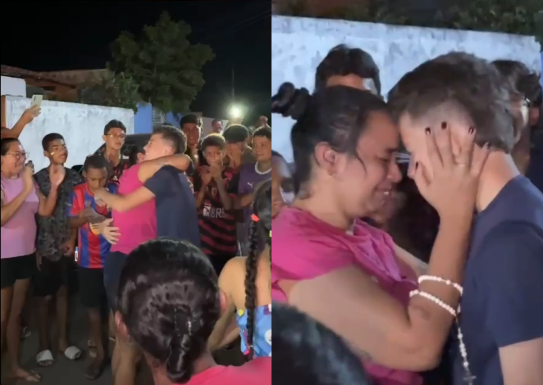 VÍDEO: mãe de adolescente de 14 anos sequestrado reencontra o filho após resgate em cativeiro no Piauí