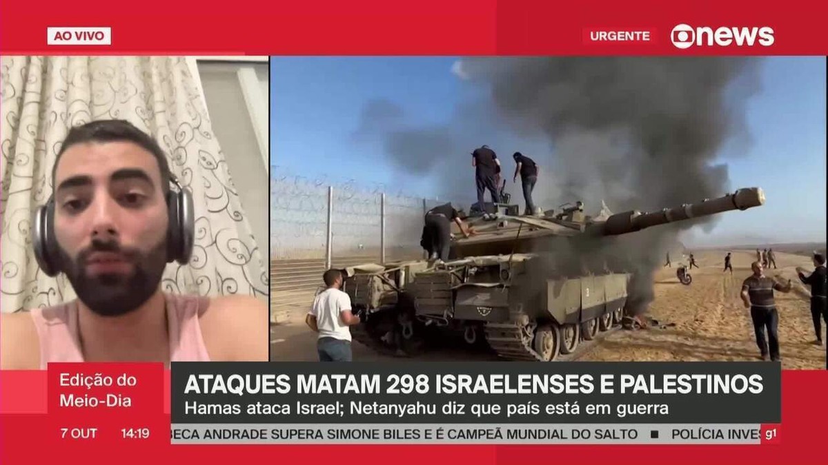 Transmissões online por celular estão contando a história da guerra Israel  versus Hamas - Diário de Viamão