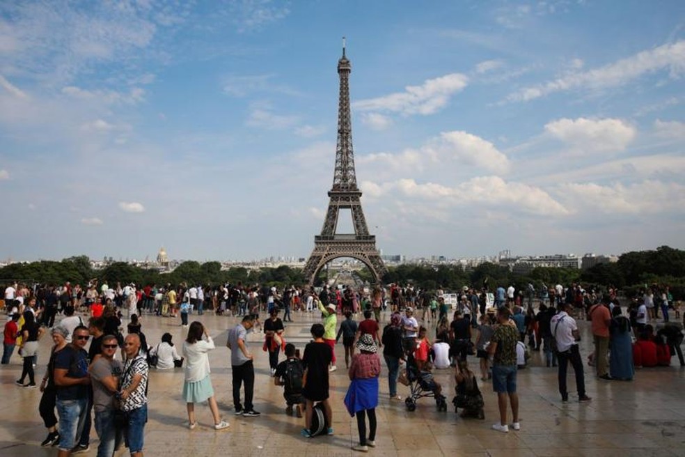 Torre Eiffel — Foto: Getty Images via BBC