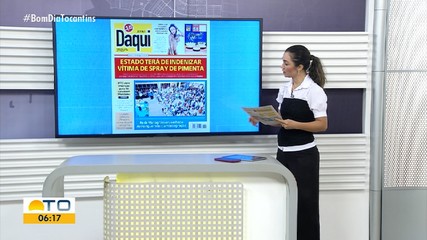 Indenização para vítima de spray de pimenta é destaque no Jornal Daqui
