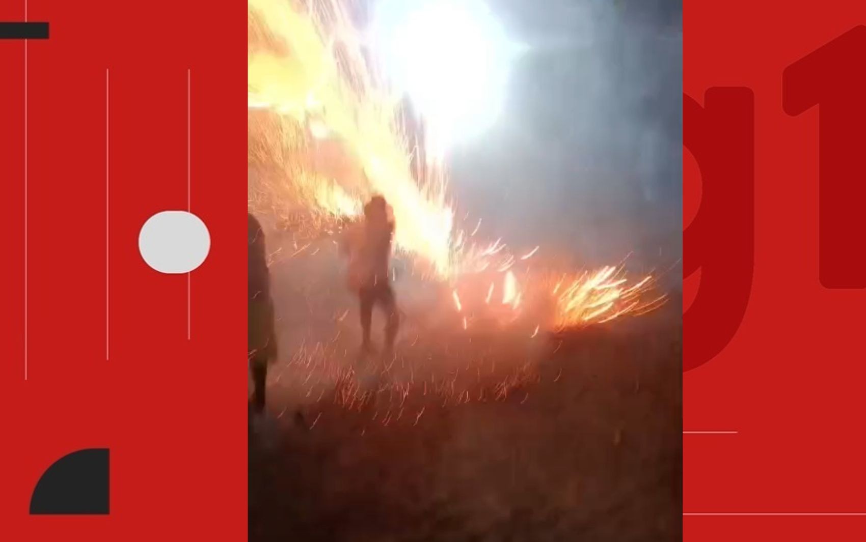 Vídeo mostra momento que homem morre ao ser atingido por espada junina no interior da Bahia