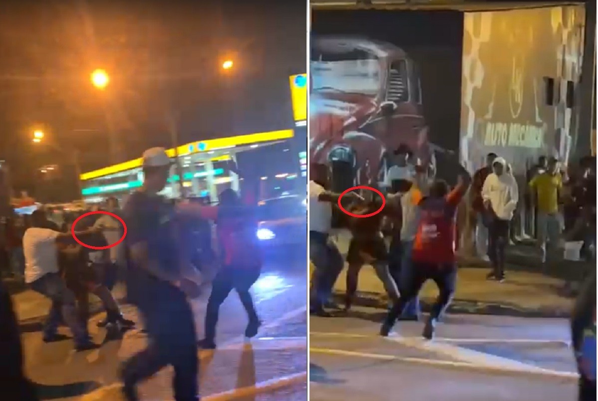 	
VÍDEO: duas pessoas são baleadas após briga na saída de show em Iperó