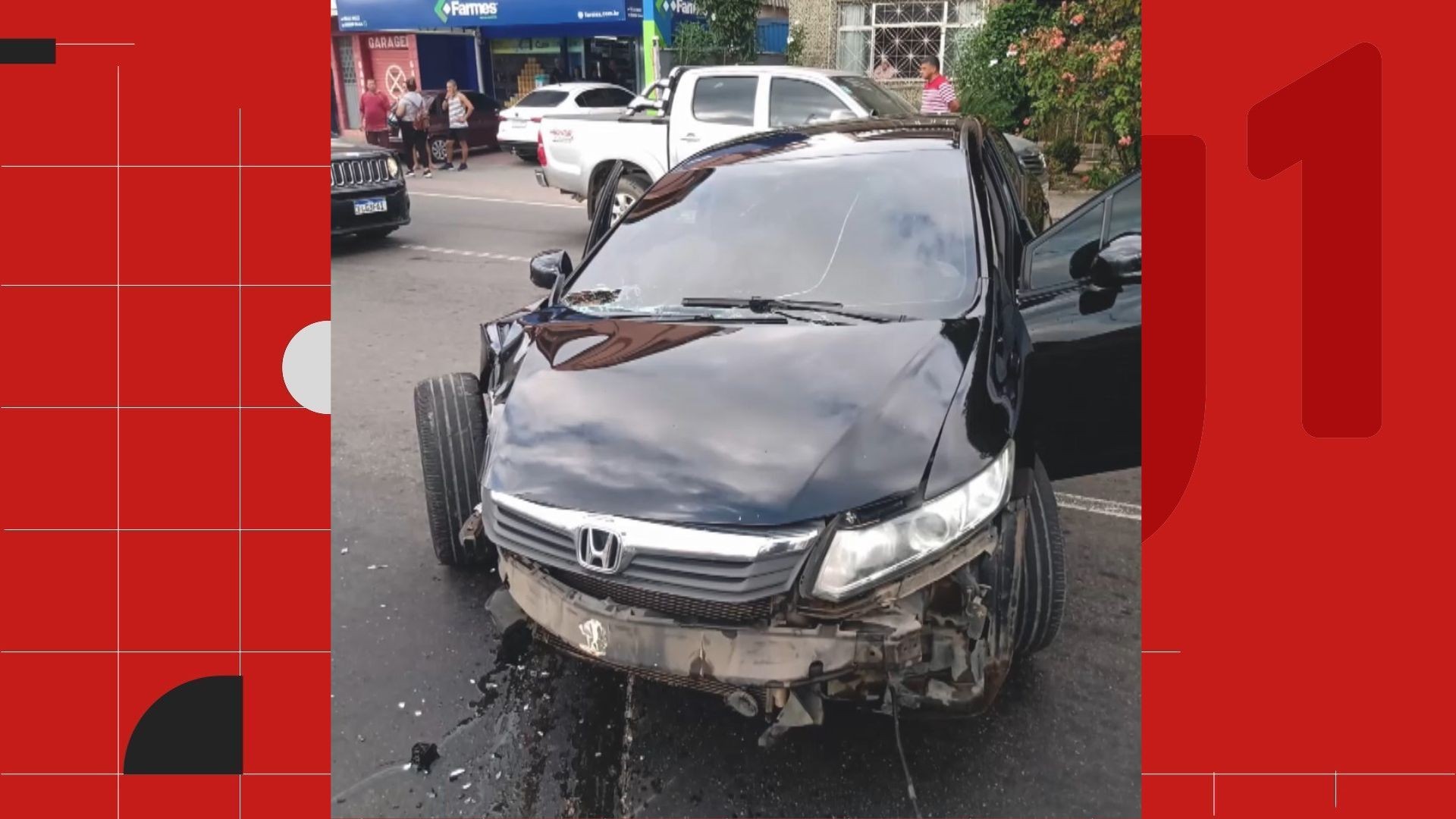 Pai dorme ao volante, bate carro e deixa filho de 4 anos ferido no ES