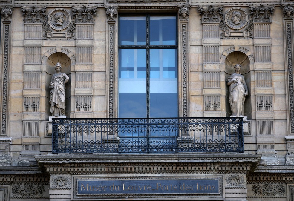 Museu do Louvre — Foto: REUTERS/Gonzalo Fuentes