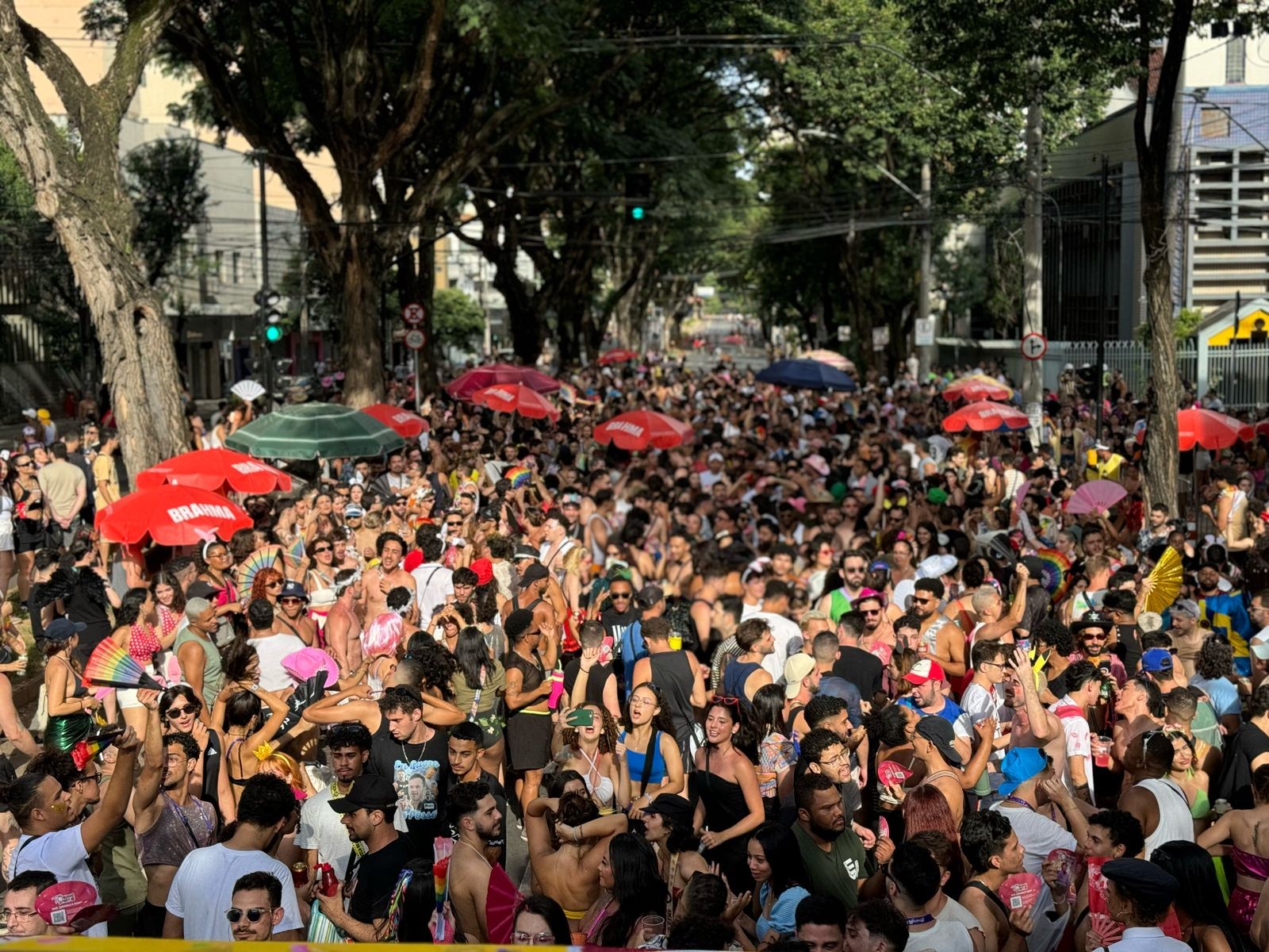 Único bloco de Carnaval dedicado à cantora Taylor Swift lota avenida em BH