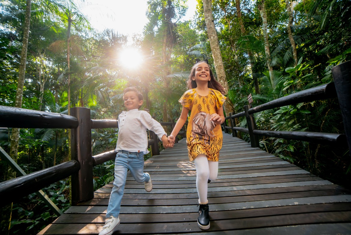 Um parque repleto de diversão e aventura — Foto: Divulgação/Parque Unipraias