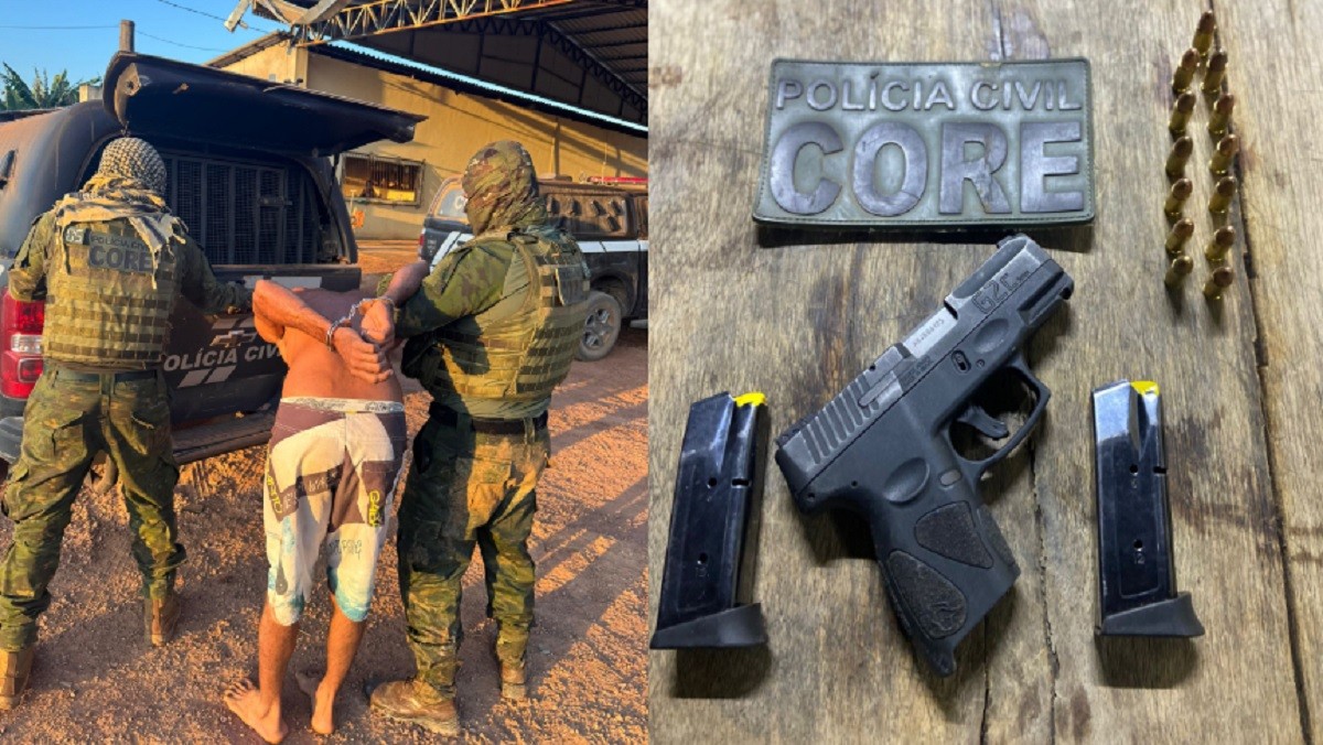 Com uso de drone e embarcações, foragido por homicídio em MG é preso em fazenda no Pará