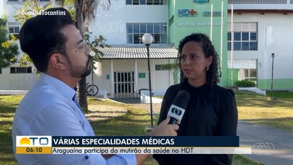 Mutirão de saúde será realizado no Hospital de Doenças Tropicais da UFT em Araguaína