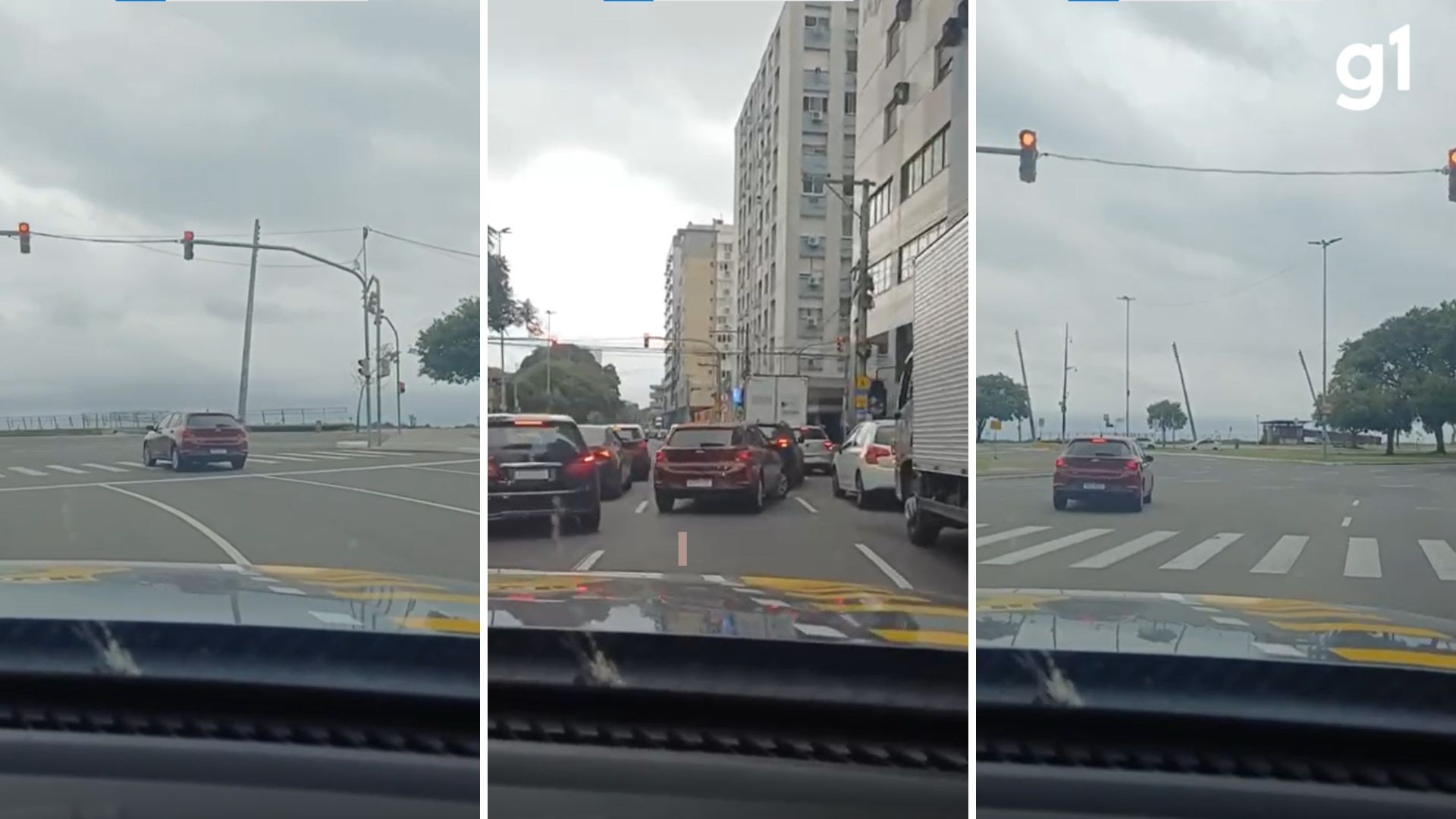 VÍDEO mostra perseguição de carro em Porto Alegre; homem é preso por tráfico de drogas e tentativa de homicídio