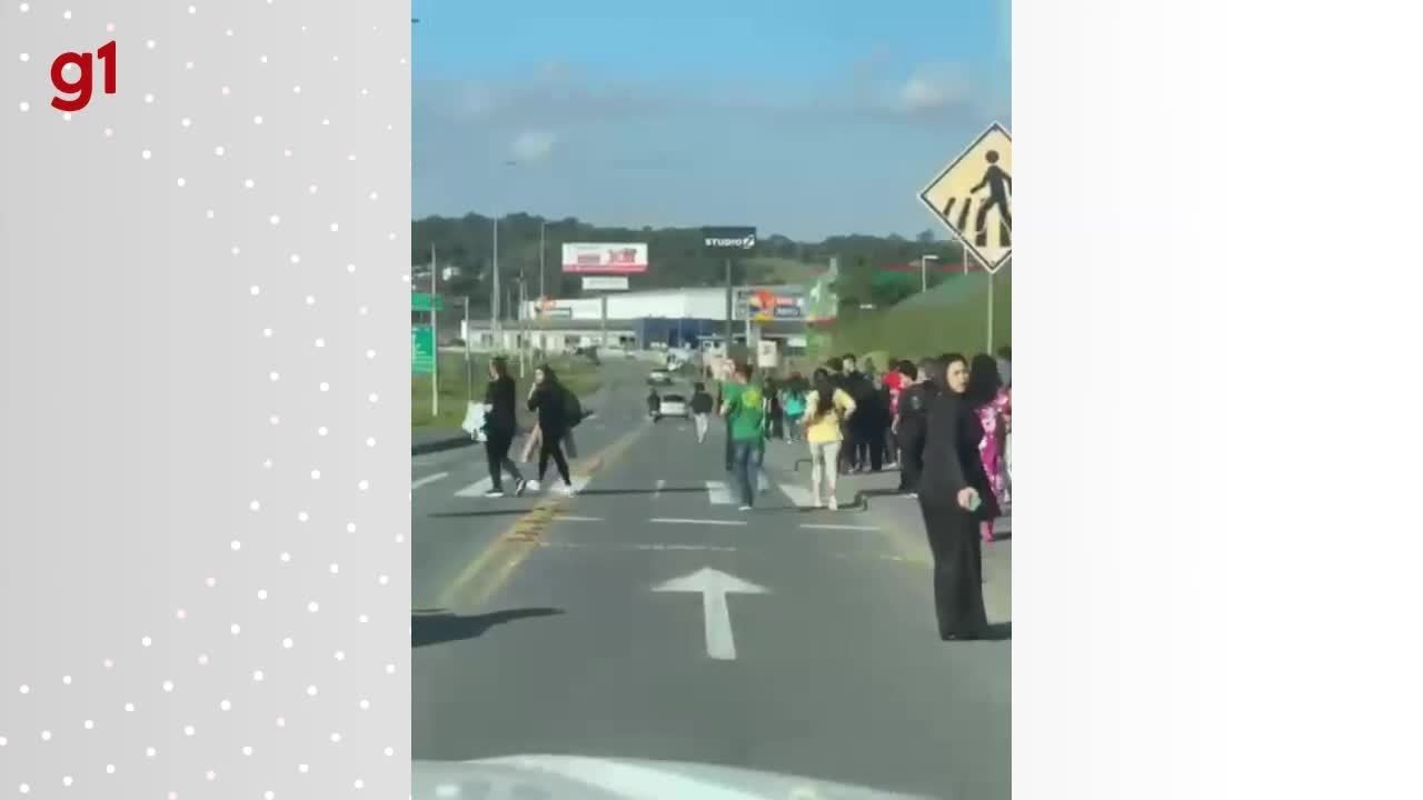 VÍDEO: vazamento de gás provoca correria em Blumenau