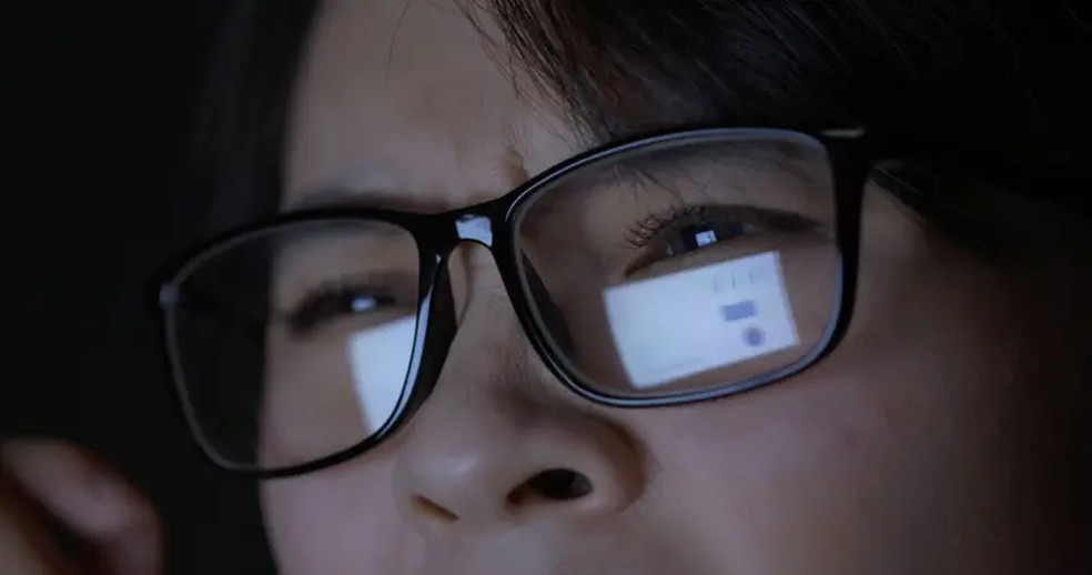 A fadiga ocular digital é caracterizada por uma variedade de sintomas oculares e visuais. — Foto: Getty Images via BBC