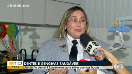 Uso de fio dental pode evitar doenças bucais; dentista explica como fazer a limpeza