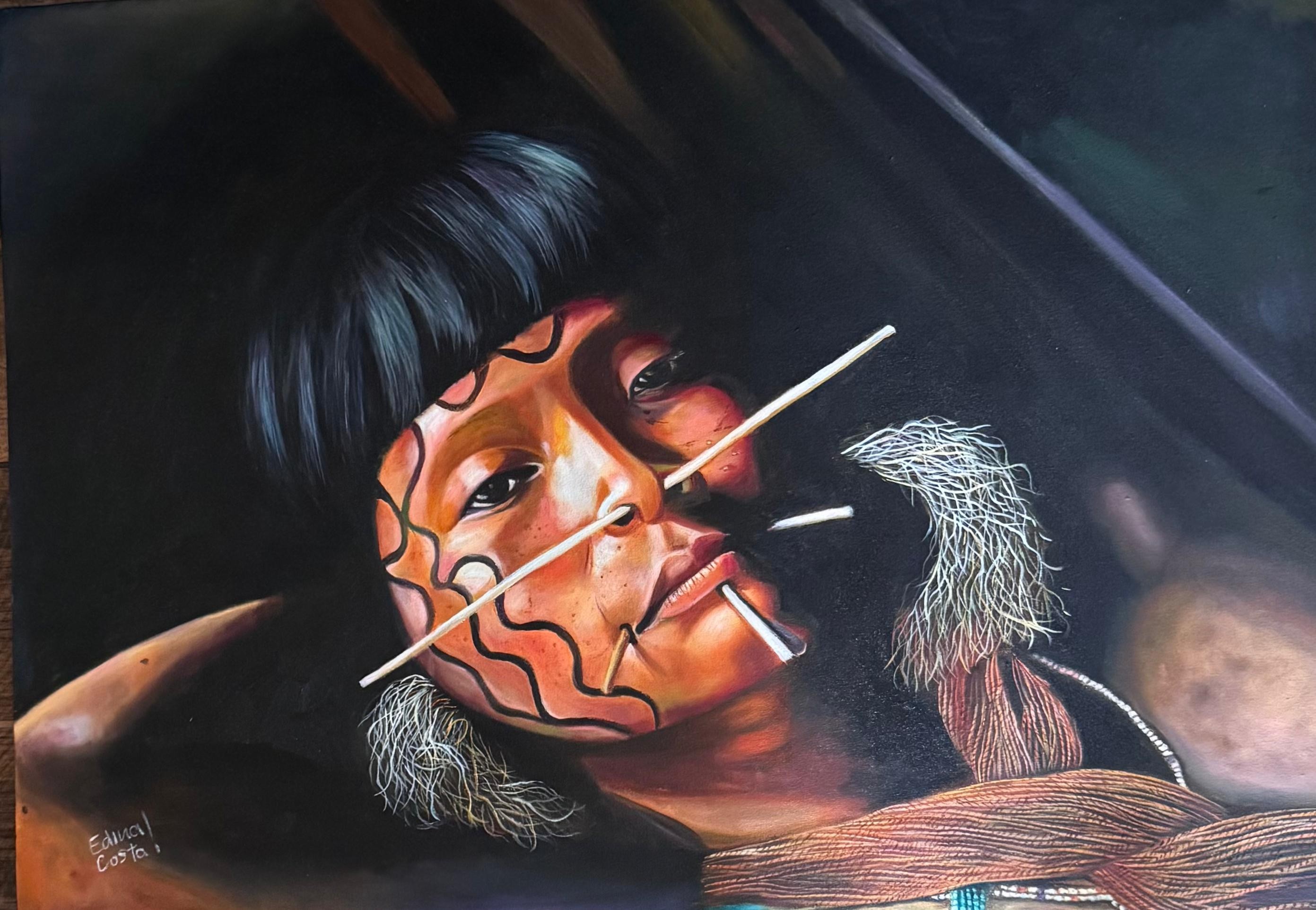 Obras de Edina Costa selecionadas para exposição em Nova York — Foto: Reprodução/redes sociais