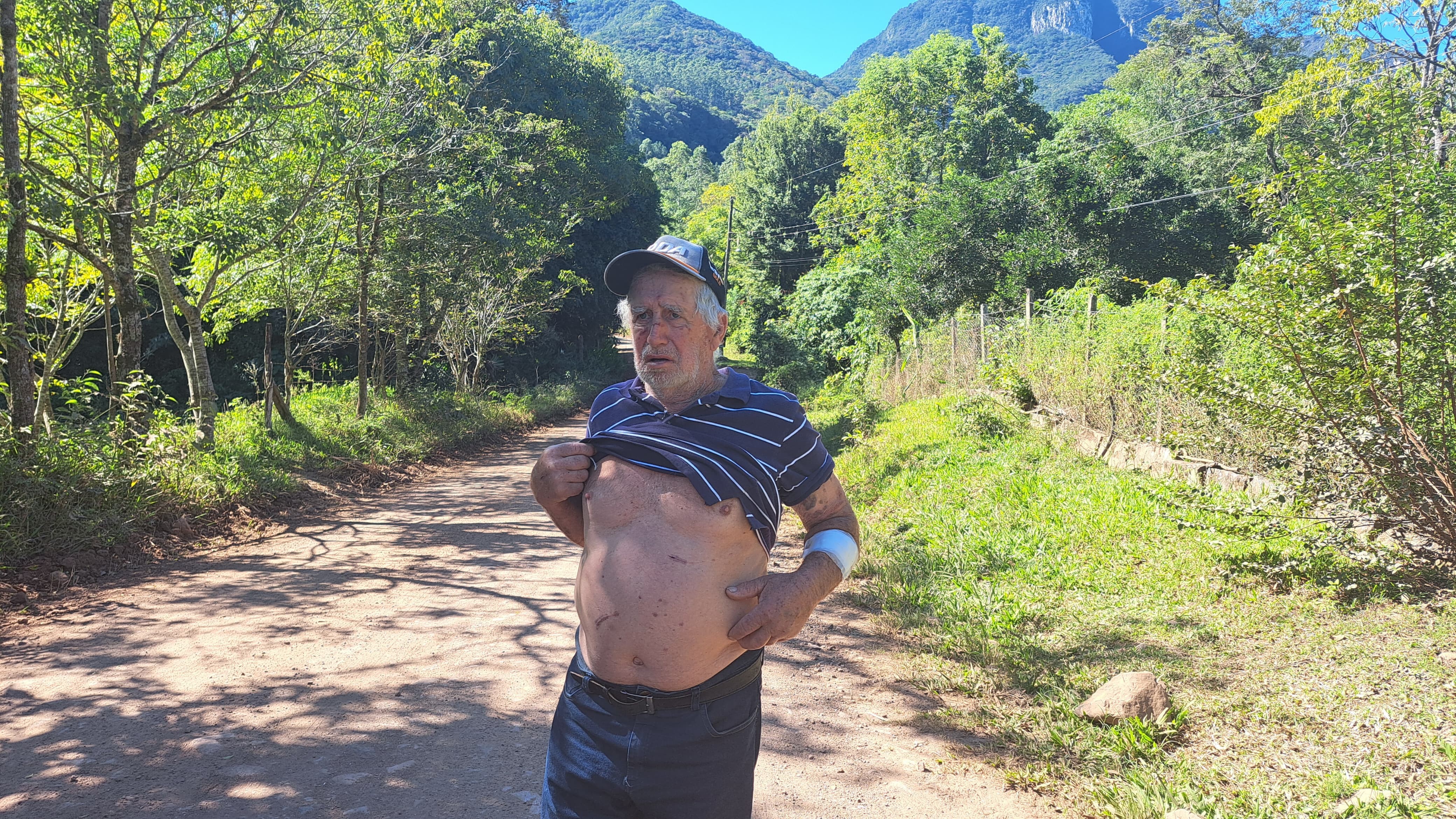 Agricultor relata ter sido atacado por puma no interior do RS: 'vi que era um bicho grande'