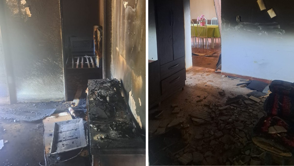 Idoso morre após casa pegar fogo em Caratinga